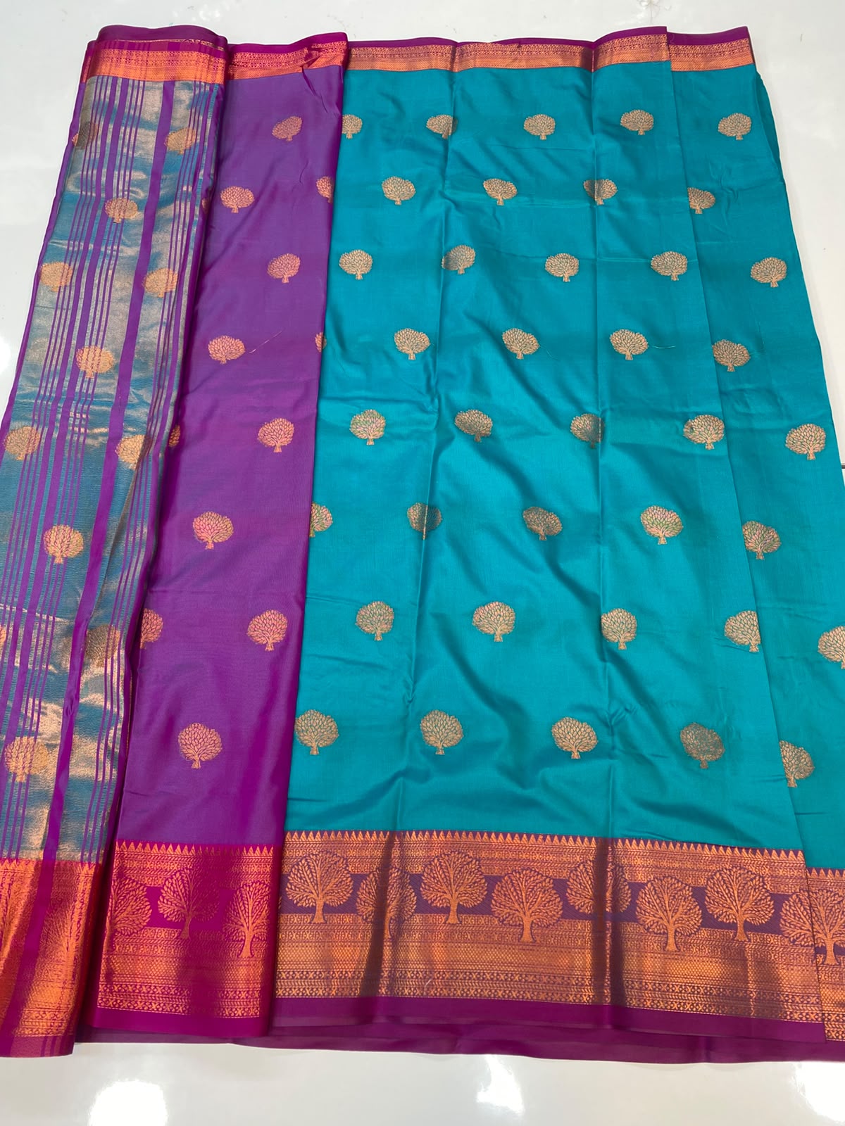 Semi Silk Butta Saree(3796A-R26)