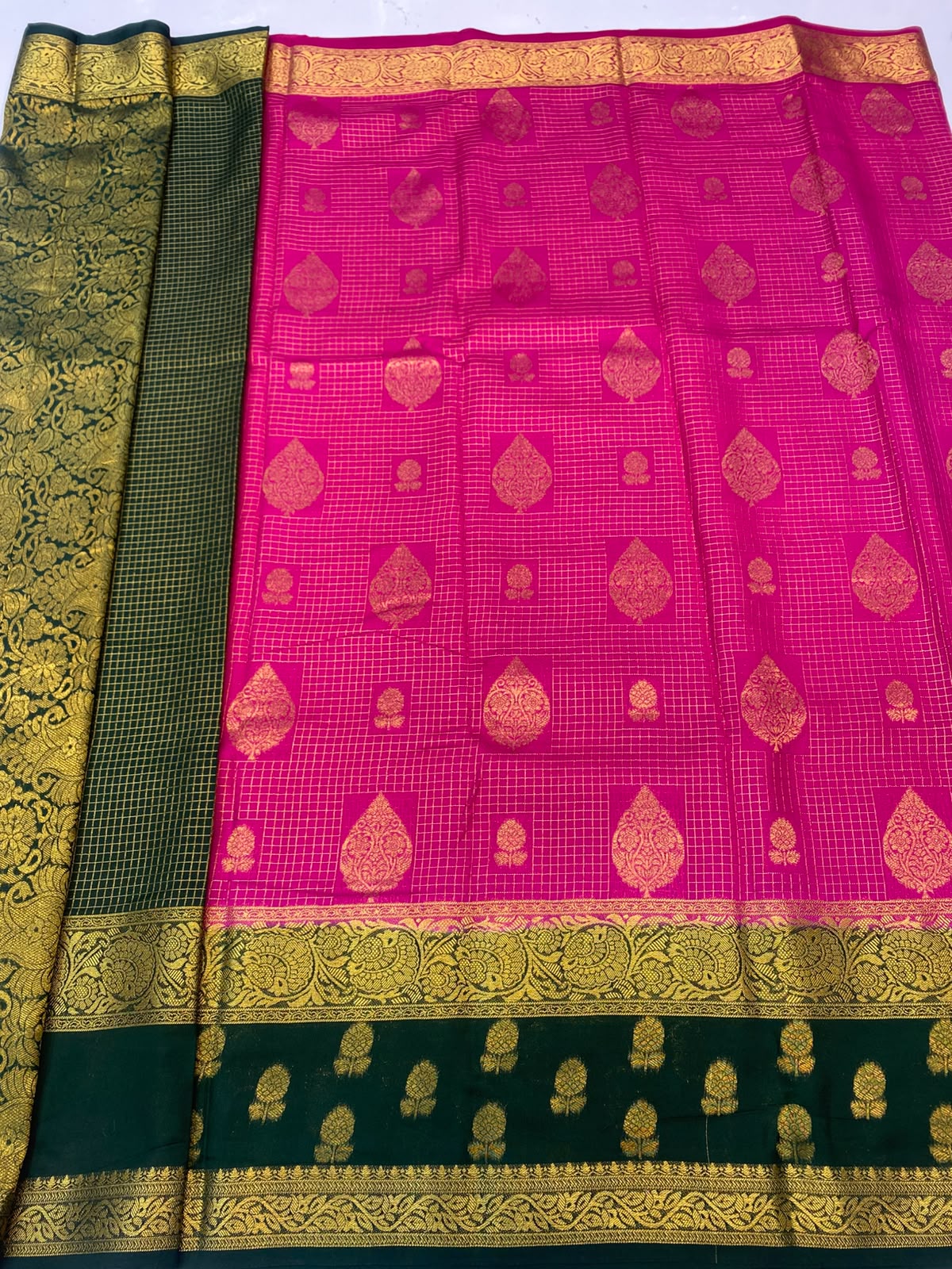 Mysore Chex Butta Saree(3624B-R20)
