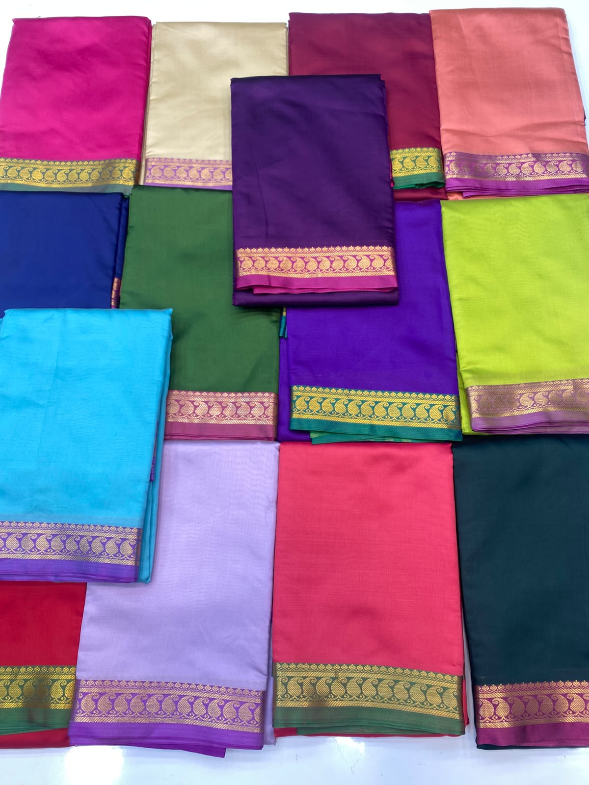 Mysore Crepe Zari Border(3782-R3)