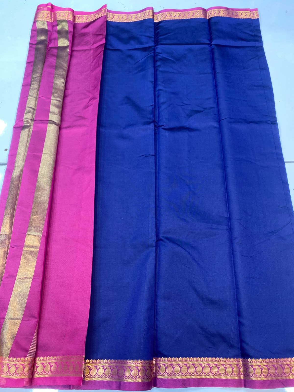 Mysore Crepe Zari Border(3782-R3)