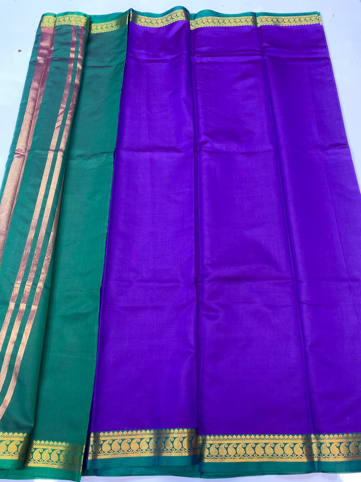 Mysore Crepe Zari Border(3782-R3)