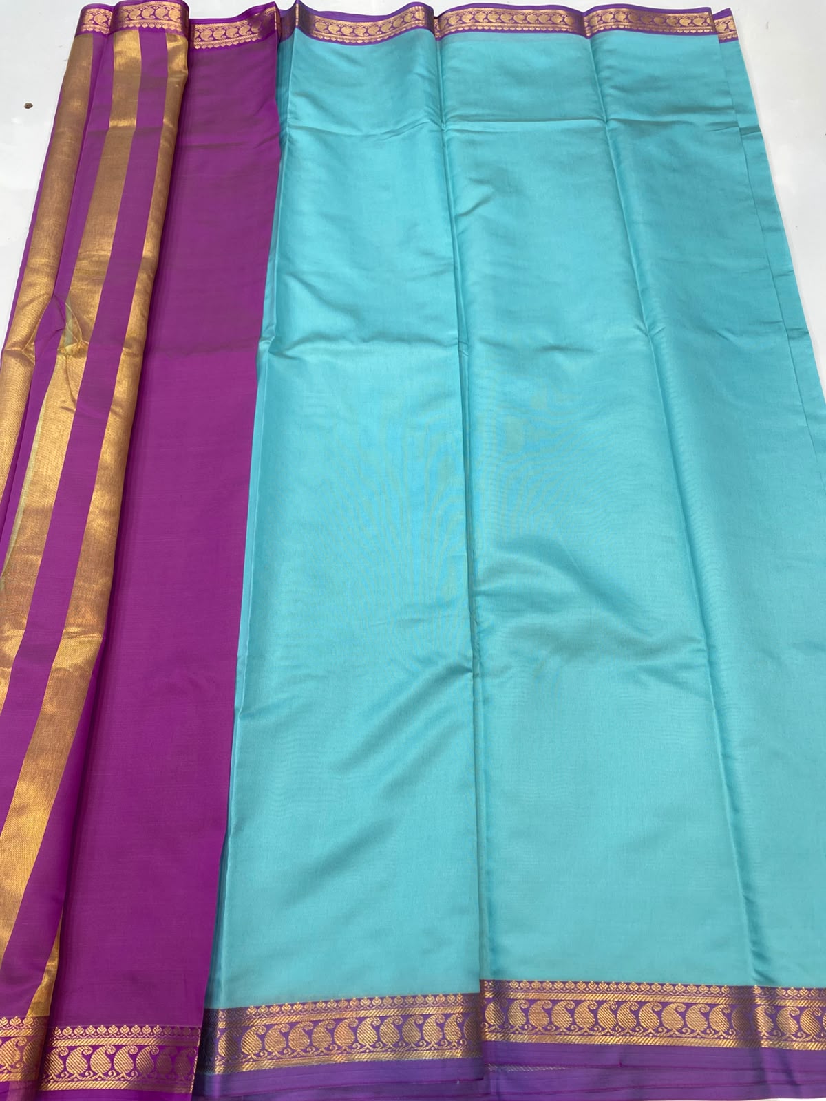 Mysore Crepe Zari Border(3782-R3)