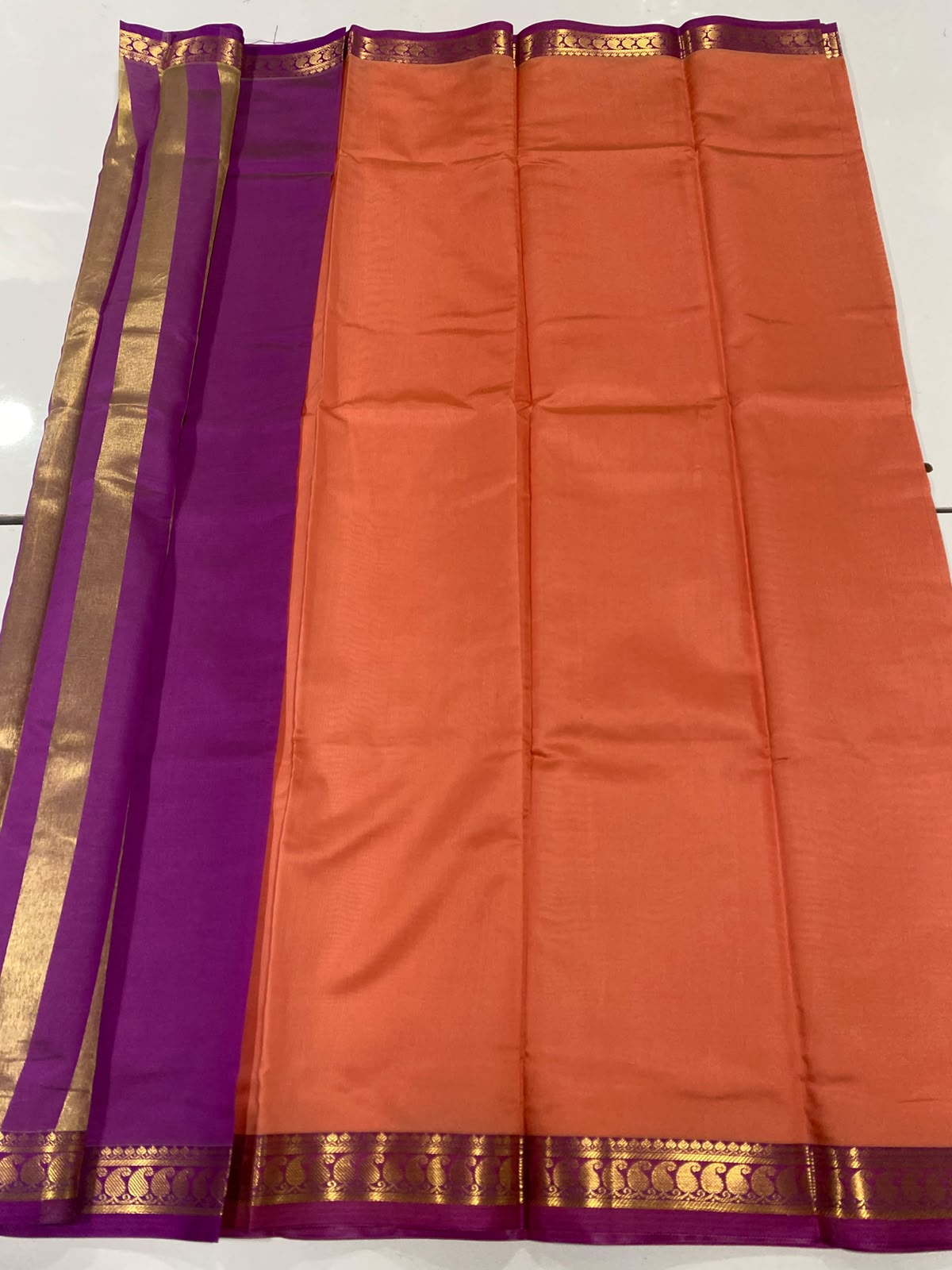 Mysore Crepe Zari Border(3782-R3)