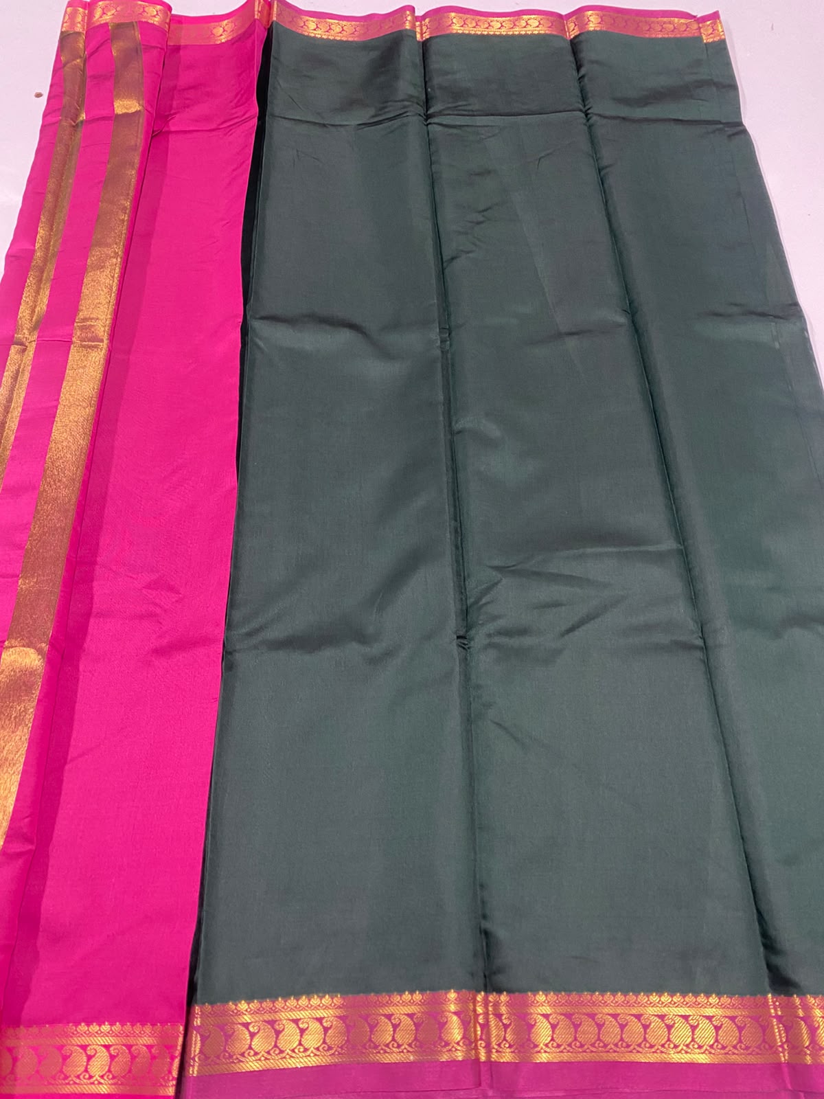 Mysore Crepe Zari Border(3782-R3)