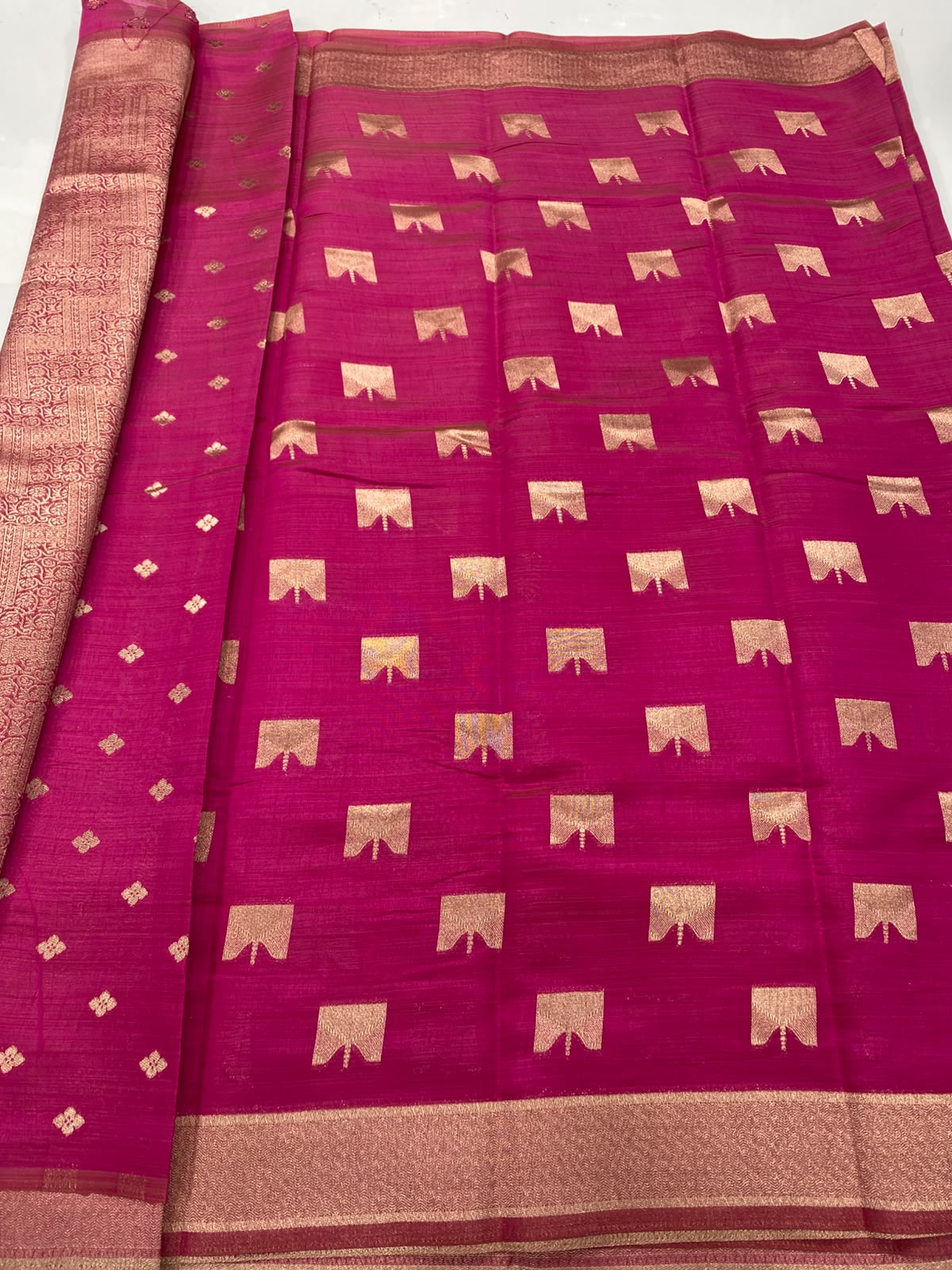 Semi Silk Butta Saree(3792A-R24)