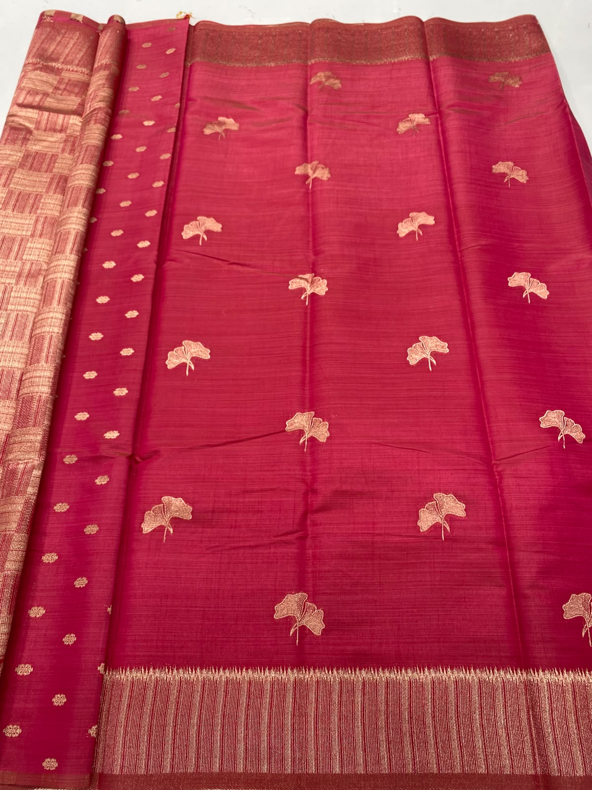 Semi Silk Butta Saree(3792B-R22)
