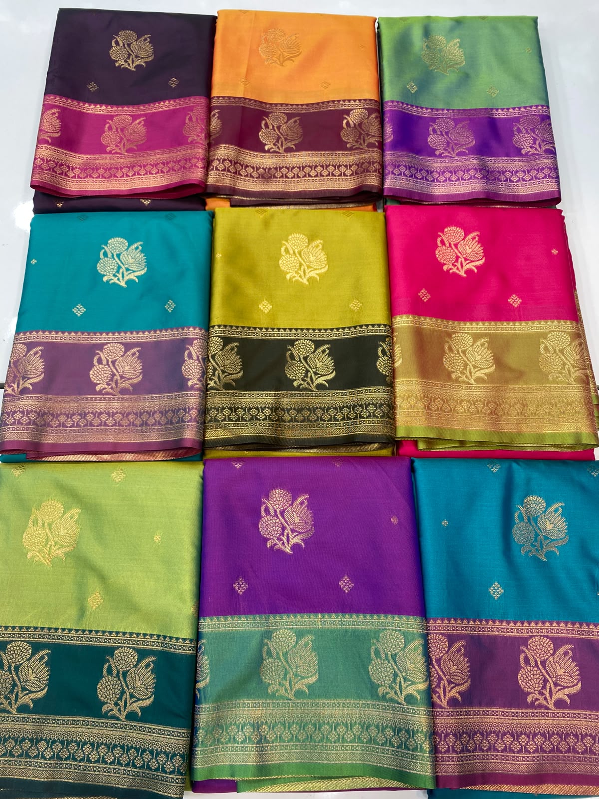 Semi Silk Butta Saree(3777A-R7)
