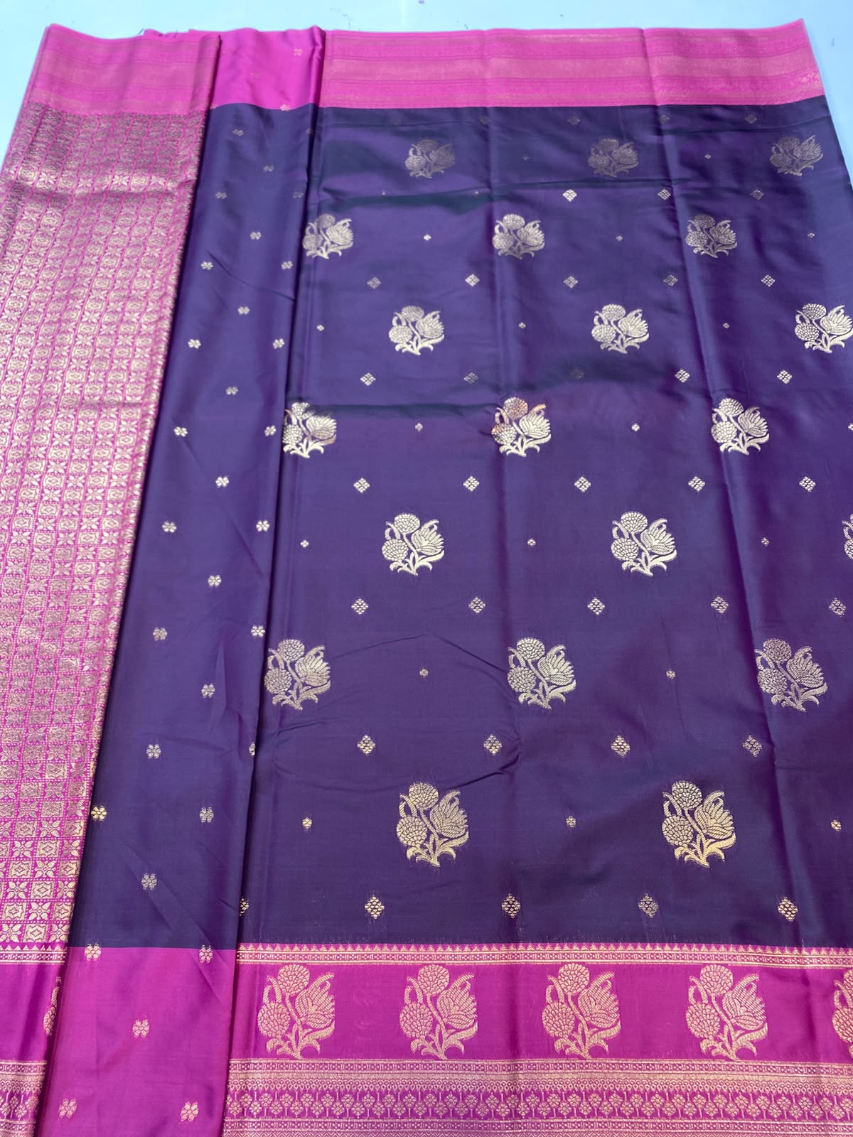 Semi Silk Butta Saree(3777A-R7)