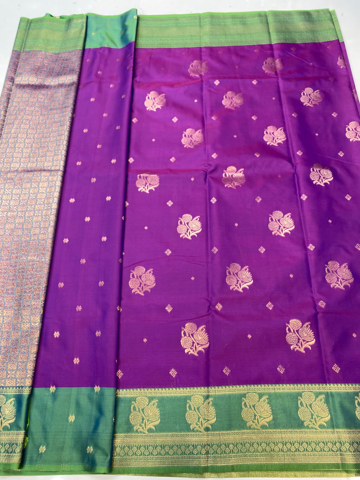 Semi Silk Butta Saree(3777A-R7)