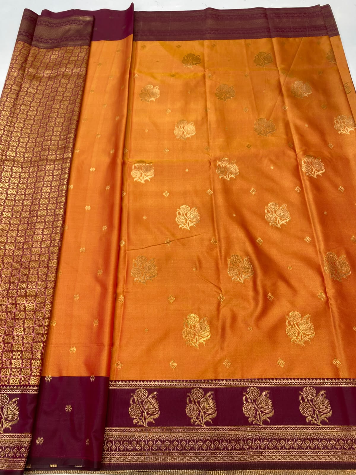 Semi Silk Butta Saree(3777A-R7)