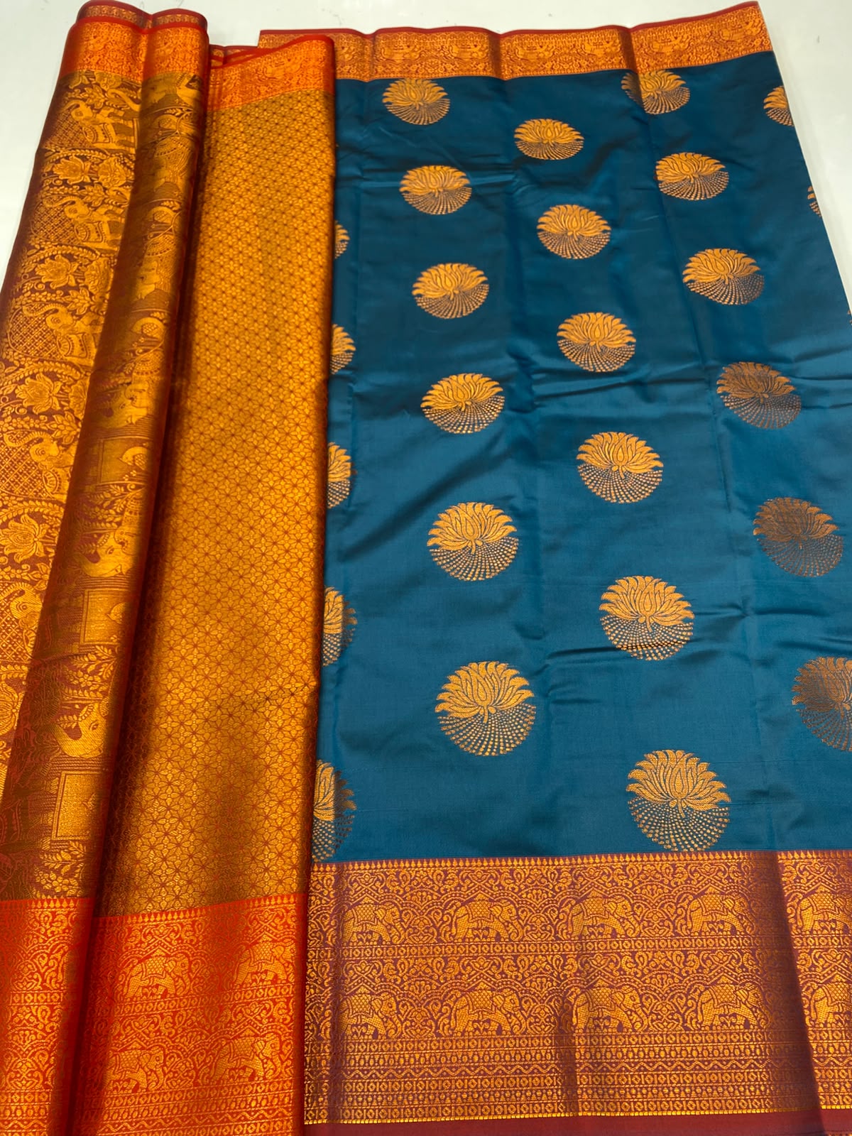 Semi Silk Butta Saree(3795B-R9)