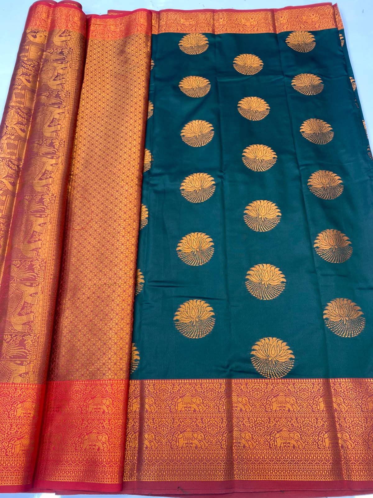 Semi Silk Butta Saree(3795B-R9)
