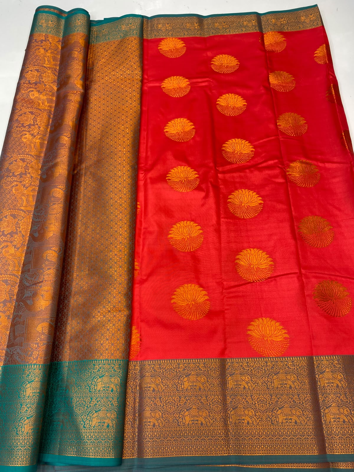 Semi Silk Butta Saree(3795B-R9)