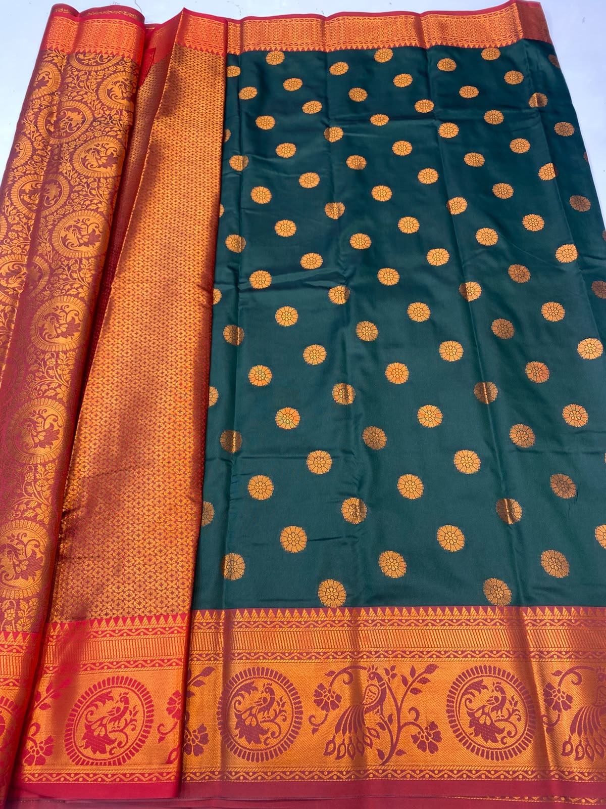 Semi Silk Butta Saree(3795C-R7)