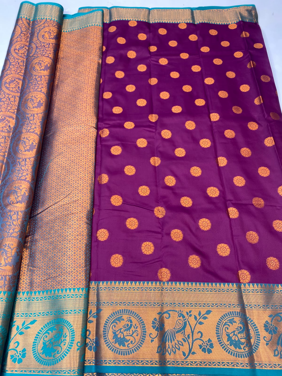 Semi Silk Butta Saree(3795C-R7)