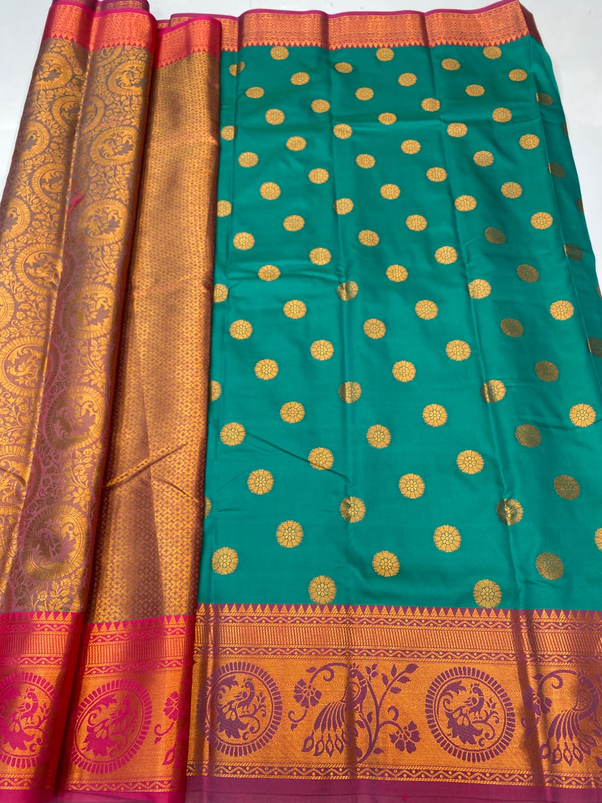 Semi Silk Butta Saree(3795C-R7)