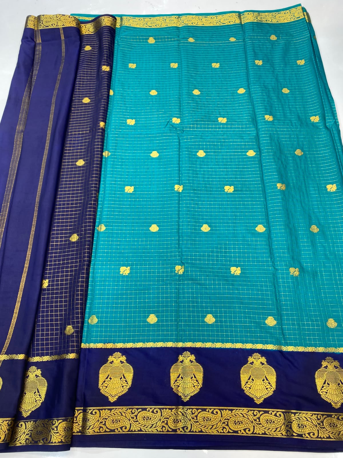 Mysore Chex Butta Saree(3261F-R26)