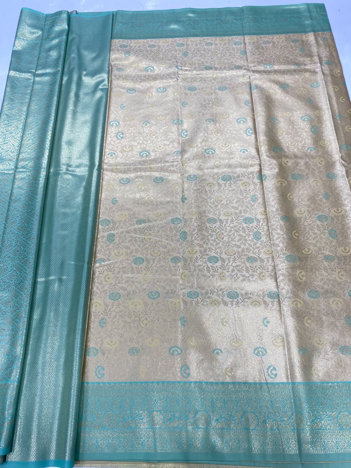 Semi Silk Butta Saree(3778A-R36)
