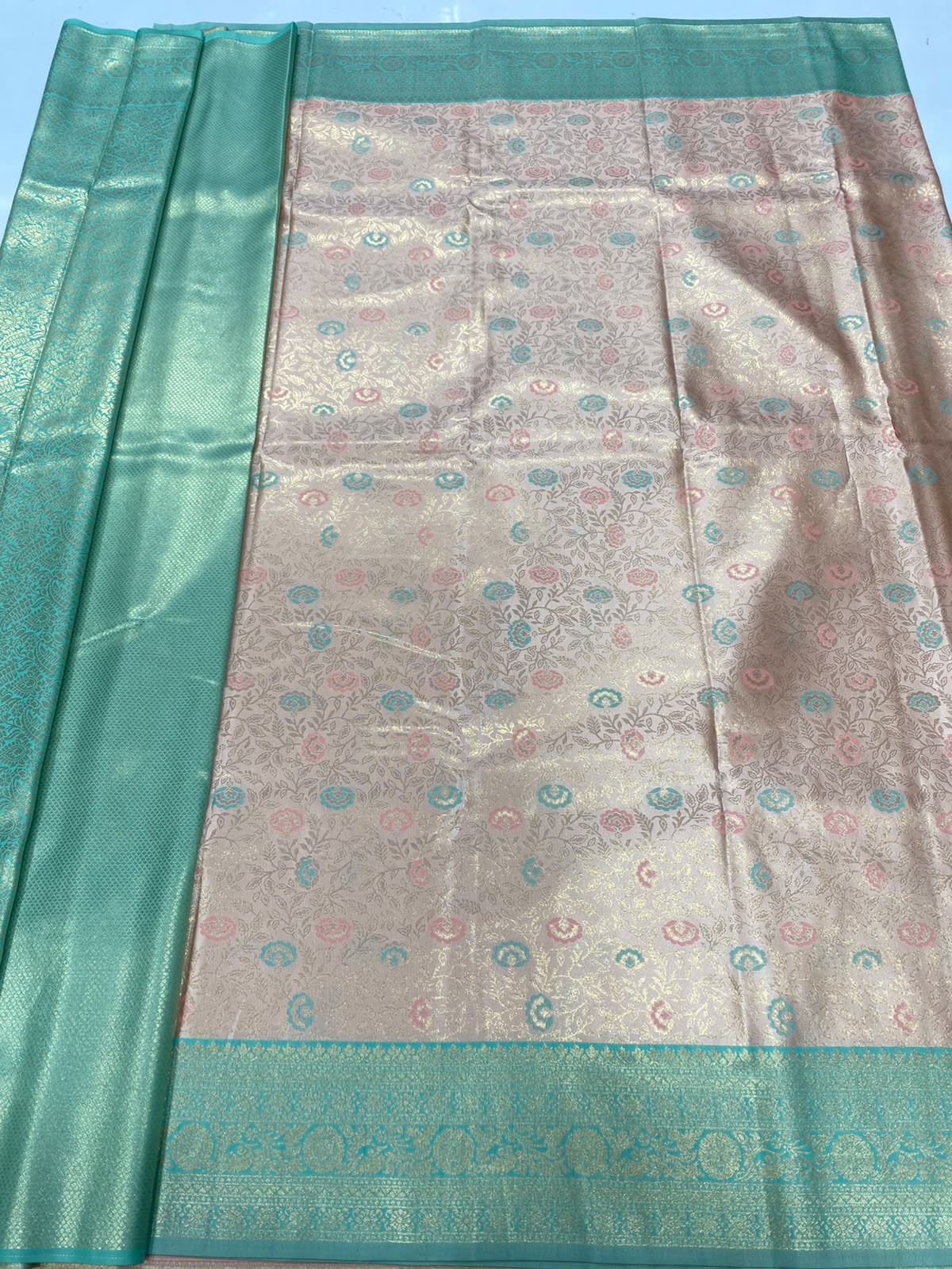 Semi Silk Butta Saree(3778A-R36)
