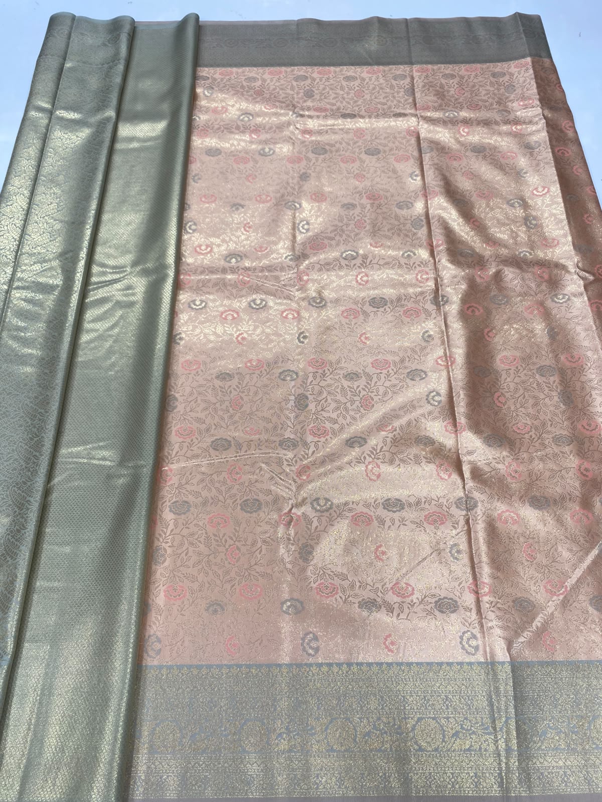 Semi Silk Butta Saree(3778A-R36)