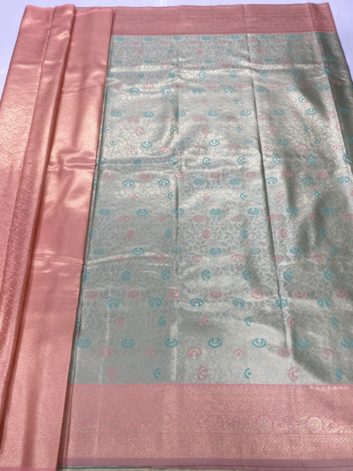 Semi Silk Butta Saree(3778A-R36)