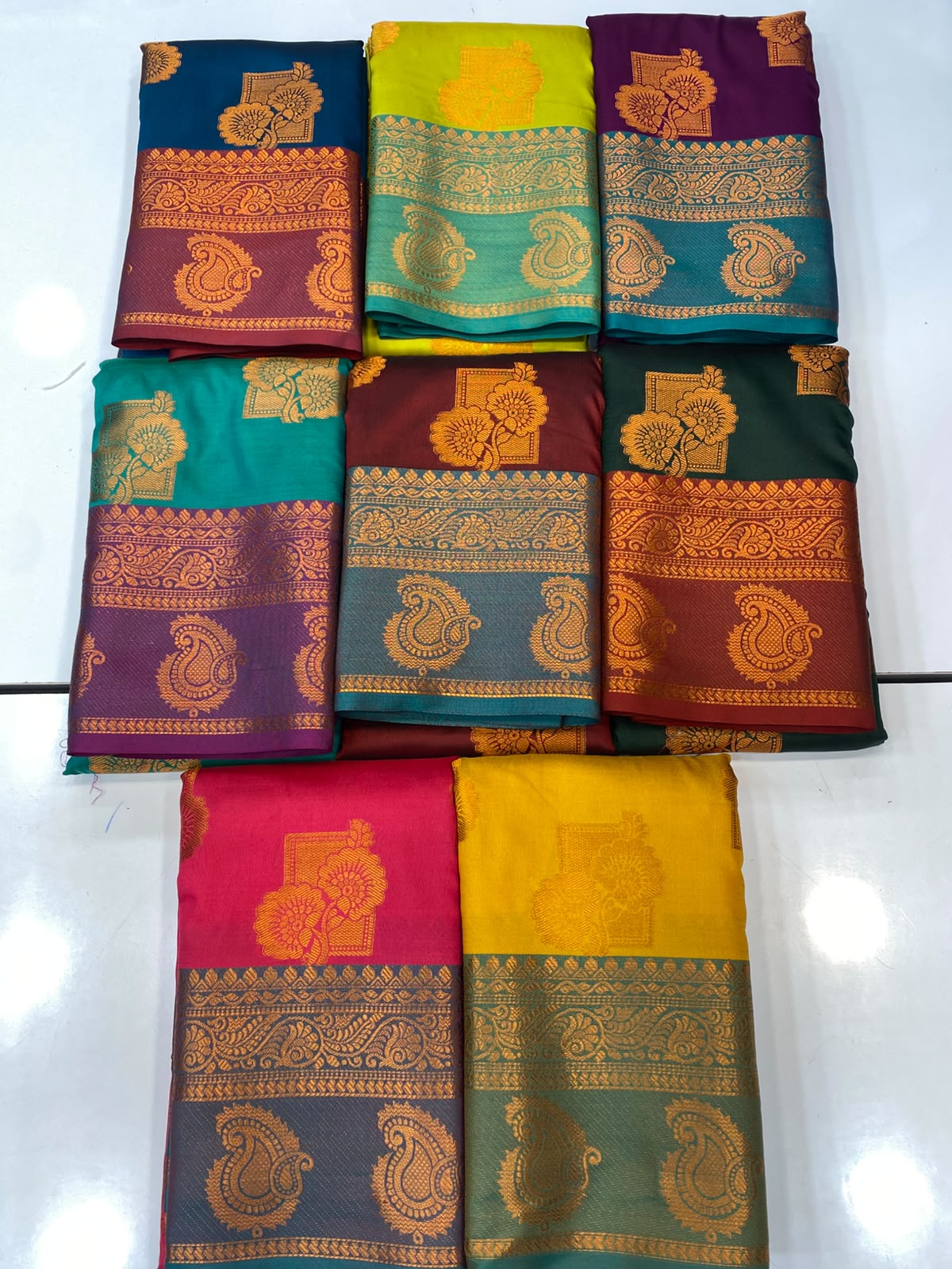 Semi Silk Butta Saree(3795D-R22)