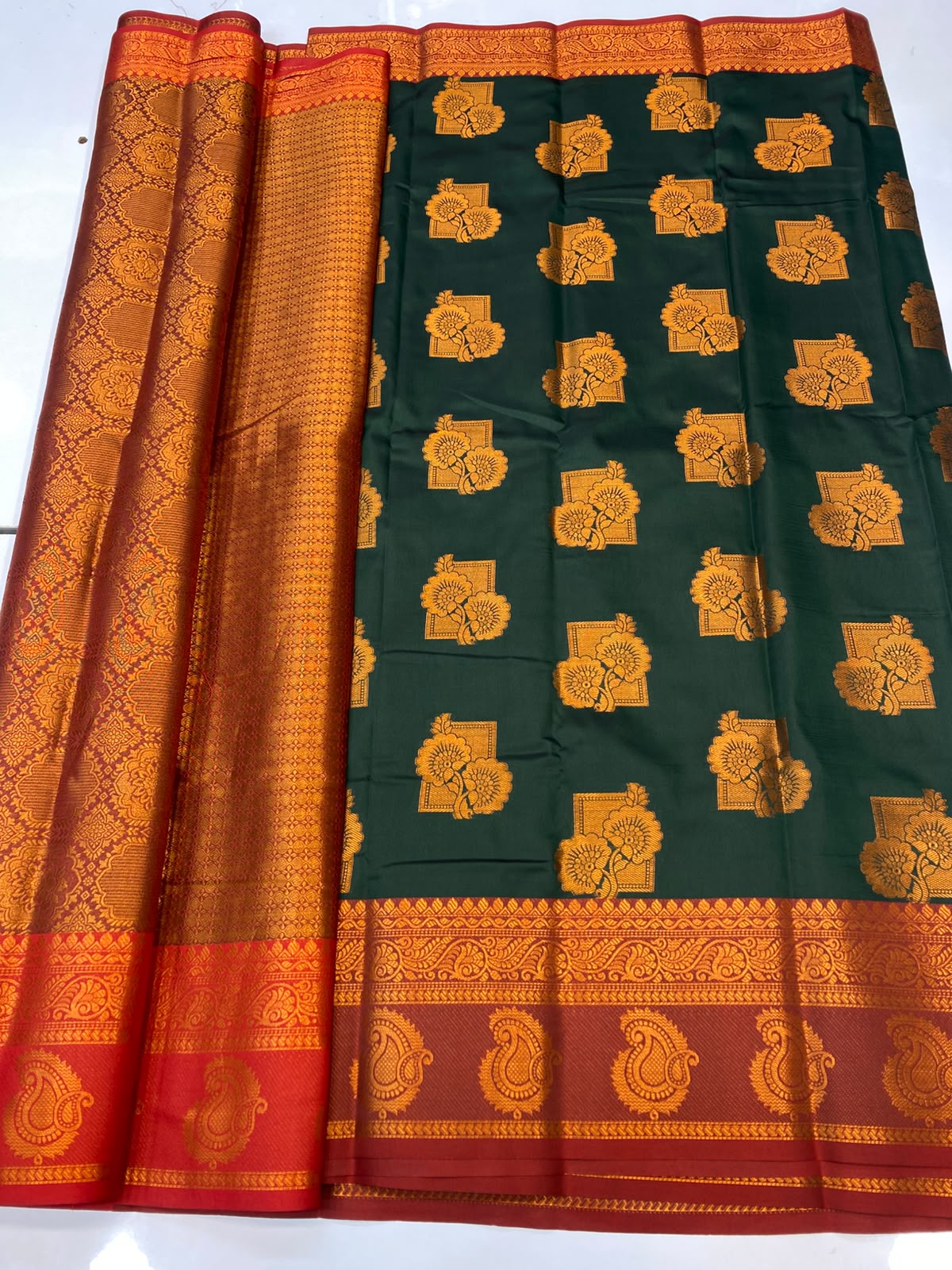 Semi Silk Butta Saree(3795D-R22)