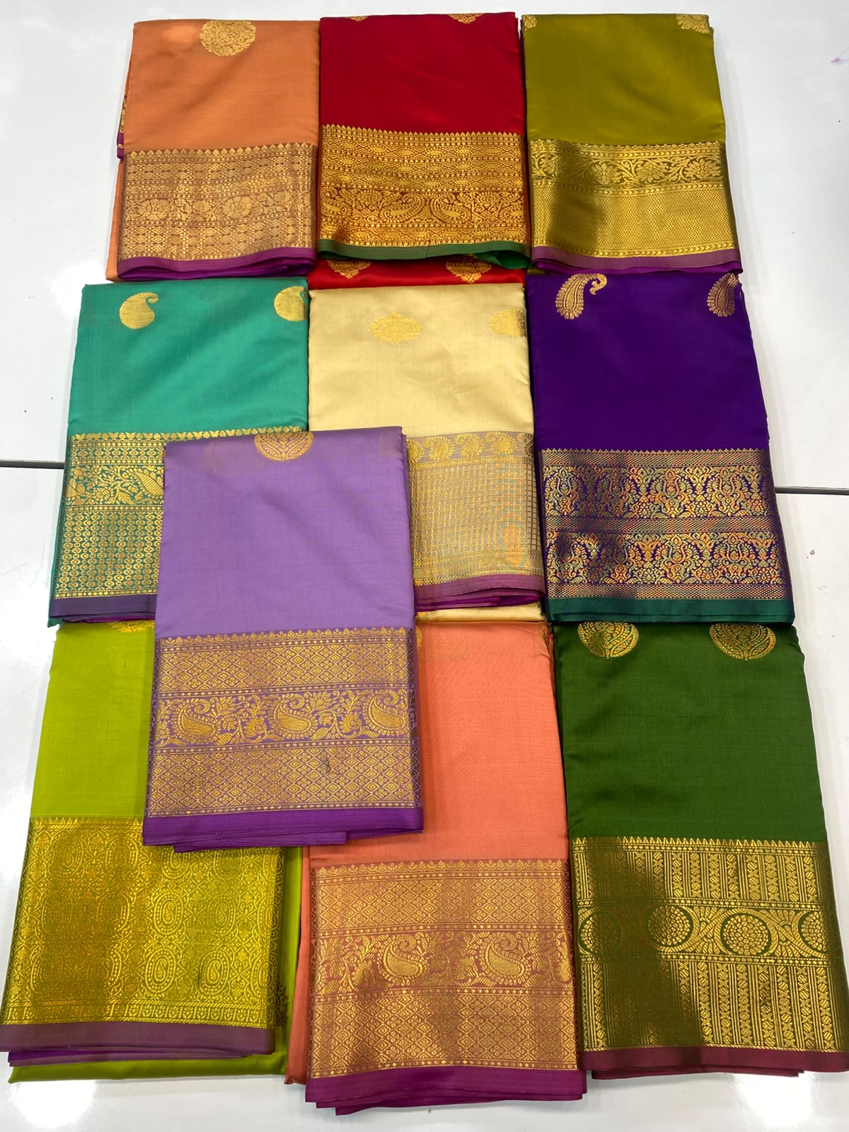 Mysore Crepe Zari Border Saree(3780-R38)