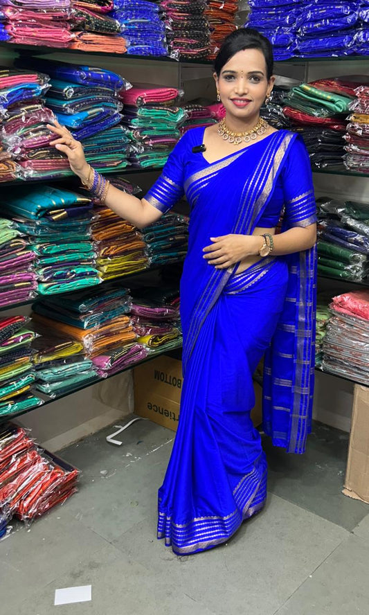 Crepe Self Royal Blue (2424B-3)