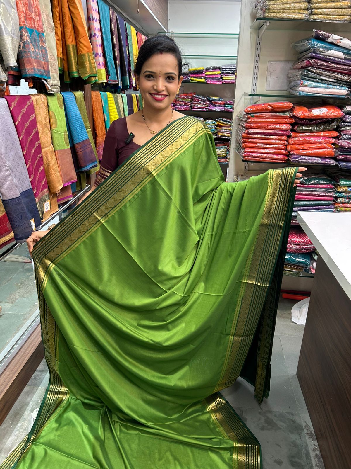 Mysore Crepe 2D Saree(2791)