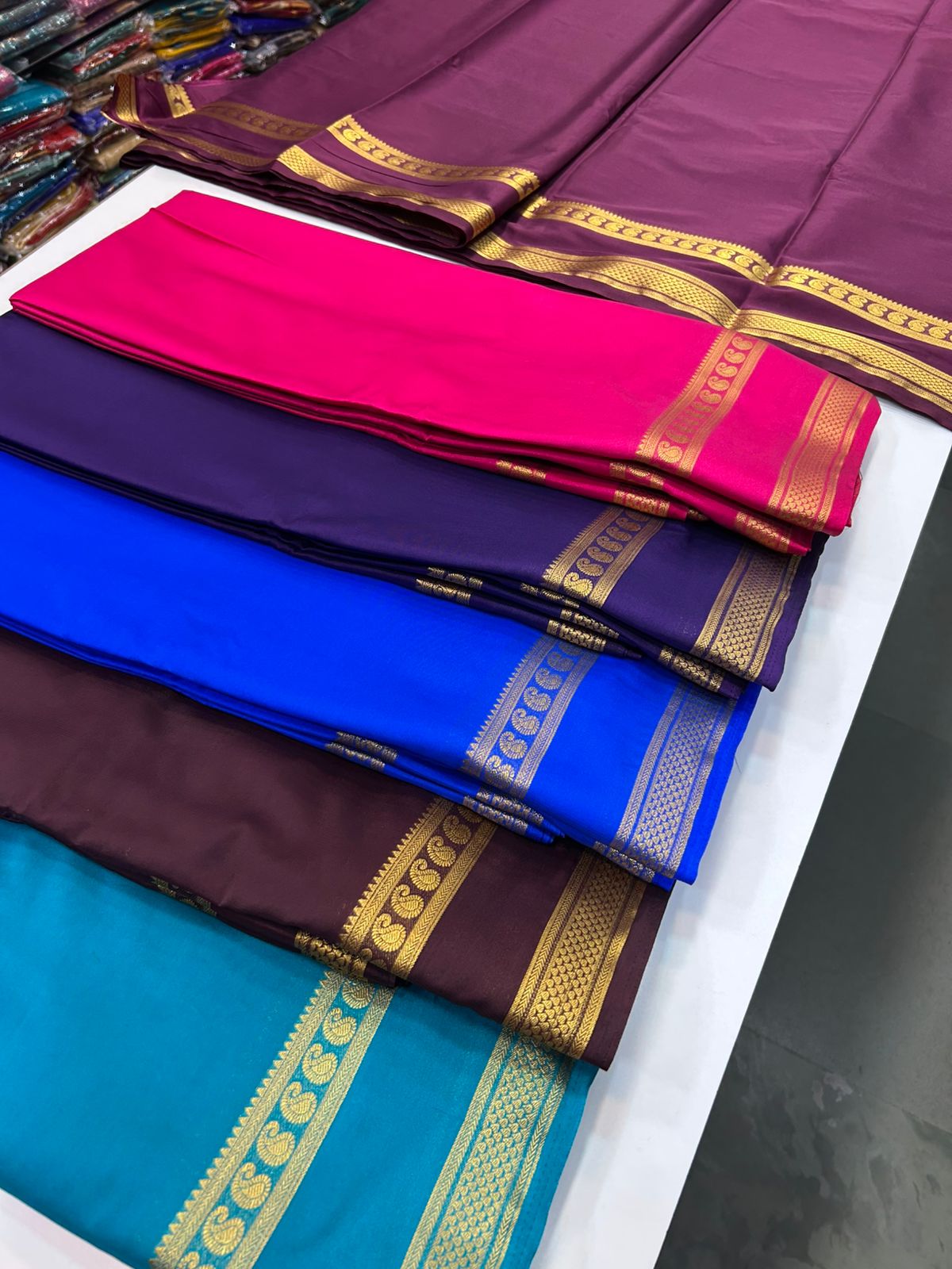 Mysore Crepe Self Saree(2902)