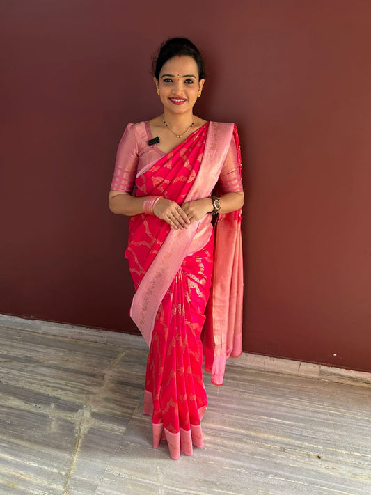 Kanchipuram semi silk sarees (3020)