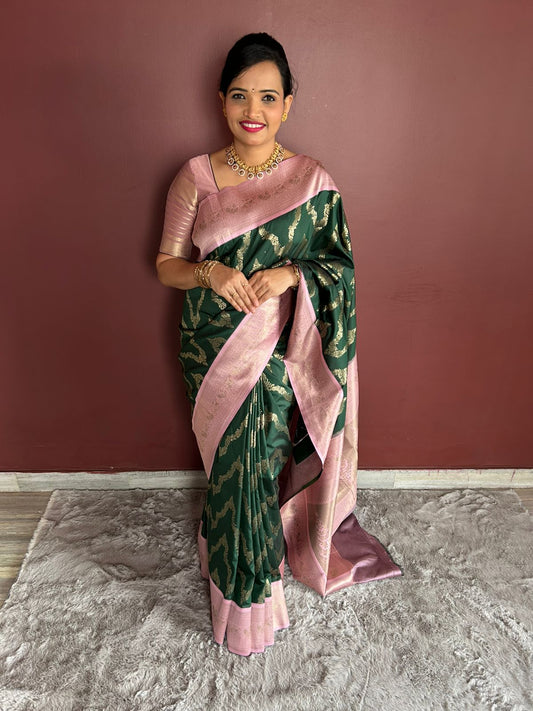 Kanchipuram semi silk saree (3147)