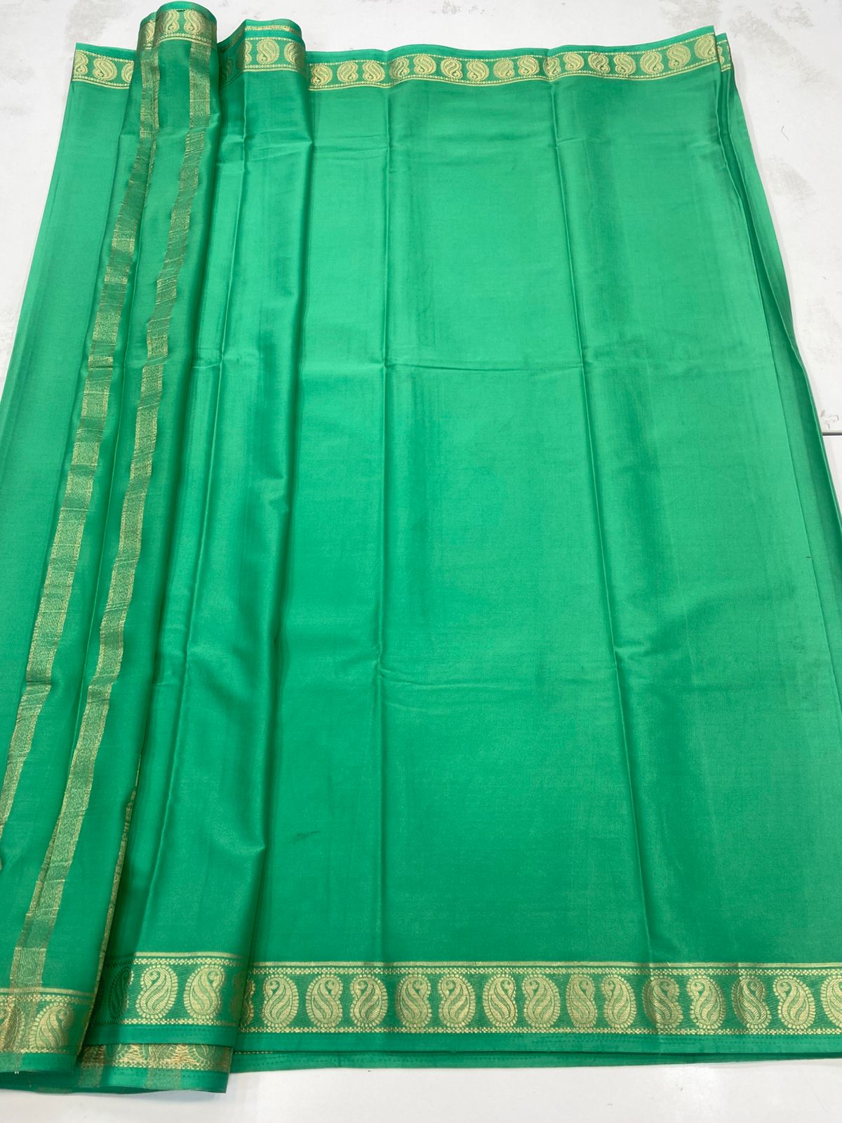Mysore Crepe Self Saree(3182)