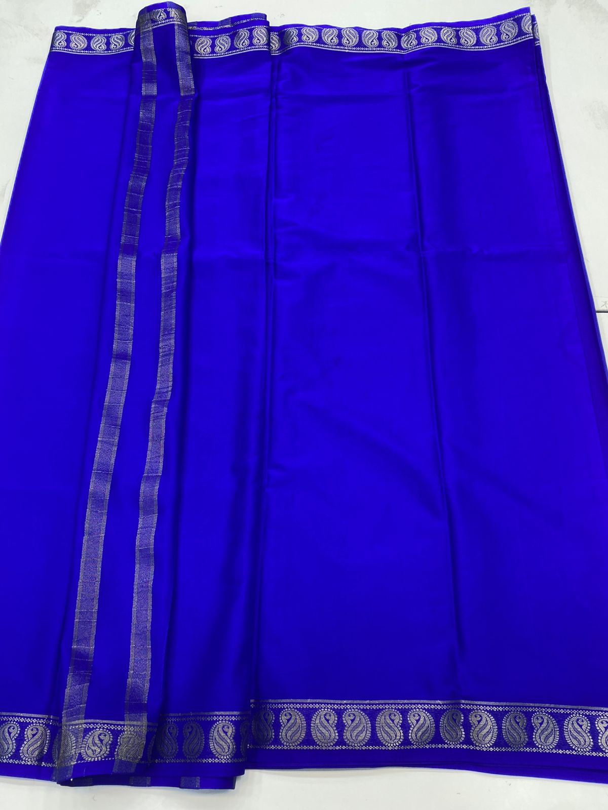 Mysore Crepe Self Saree(3182)
