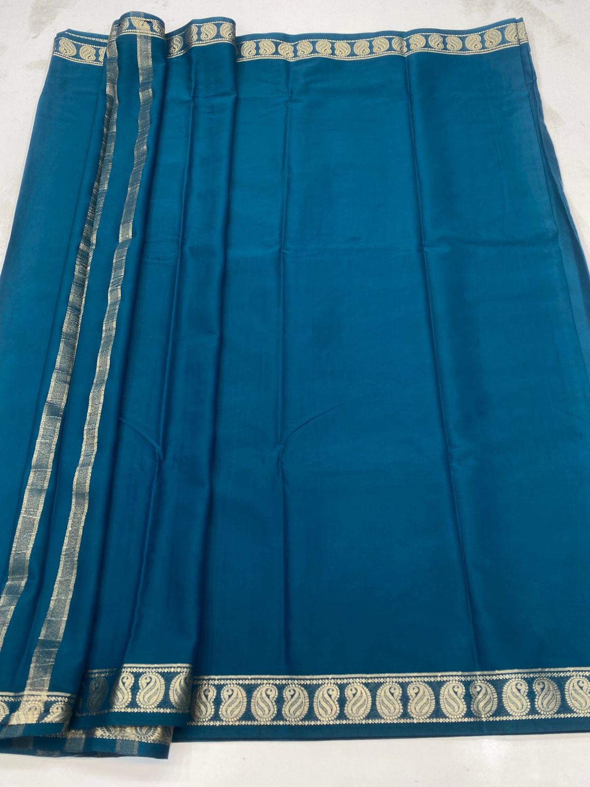 Mysore Crepe Self Saree(3182)