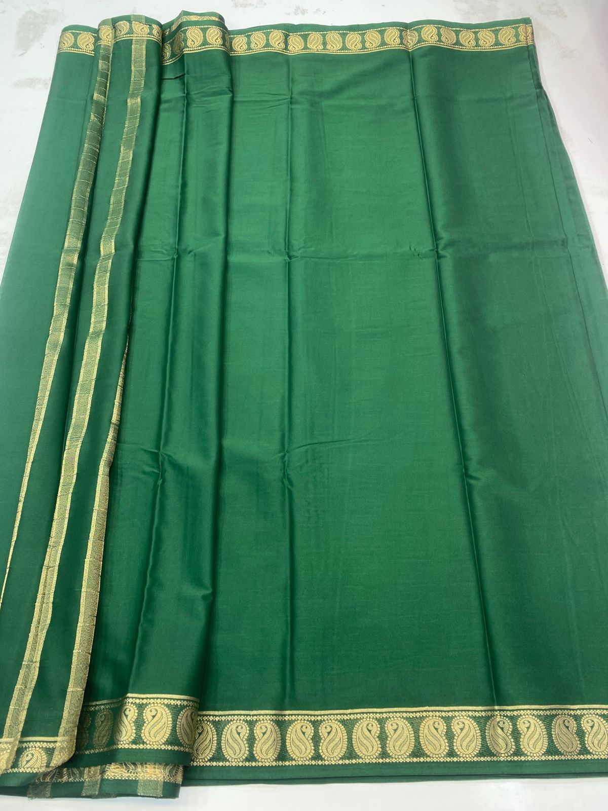 Mysore Crepe Self Saree(3182)