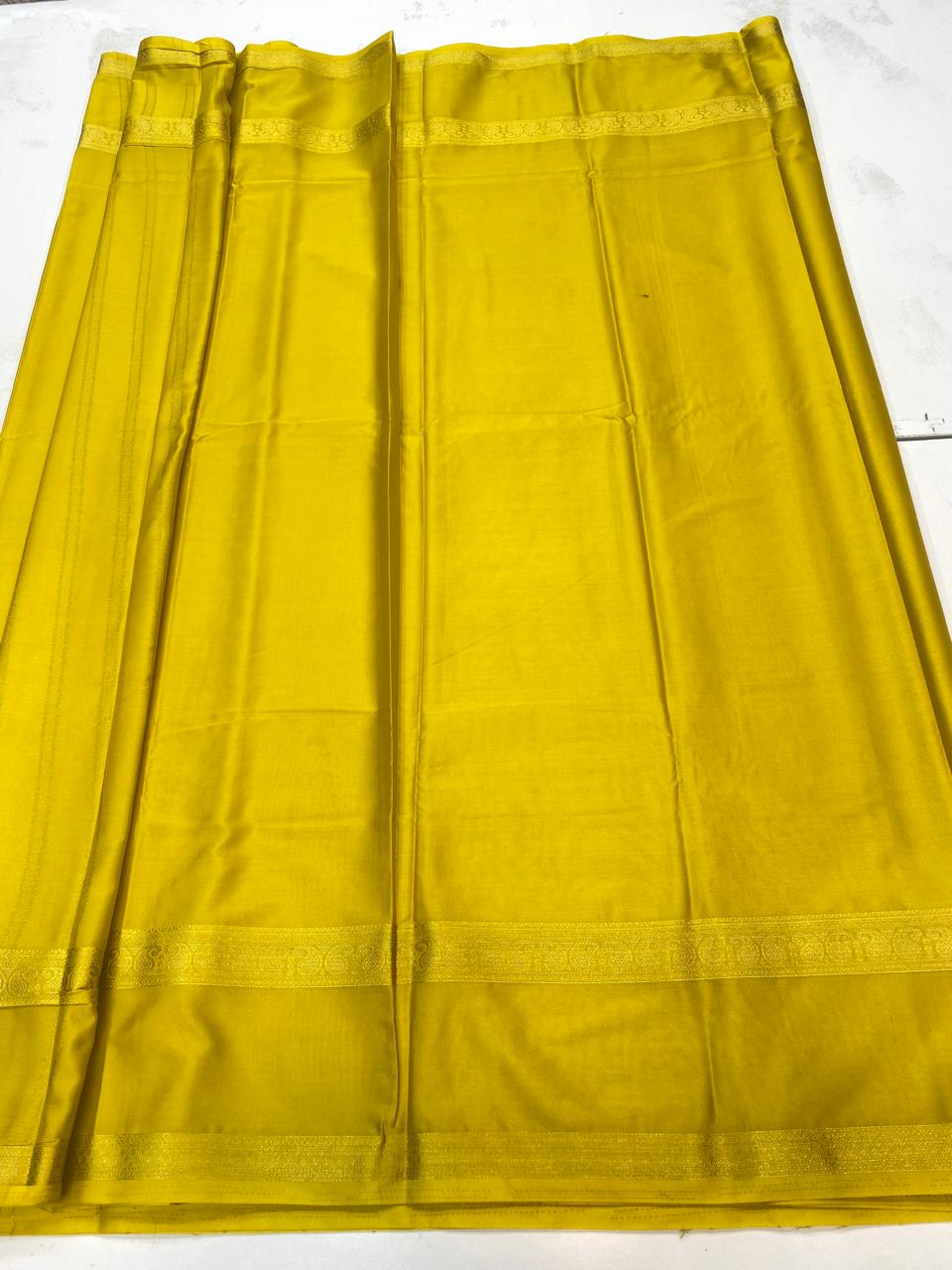 Mysore Crepe Self Saree(3196C)