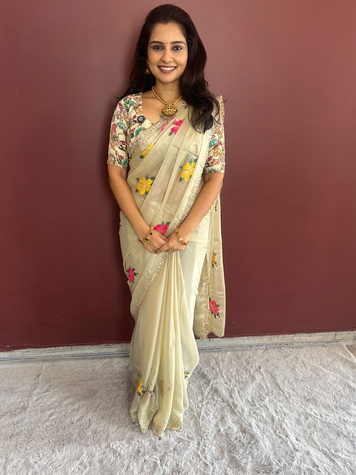 Fancy Space Silk Saree(3242)
