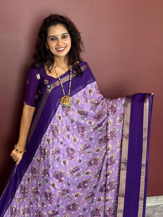 Fancy Soft Georgette Saree (3407-29)