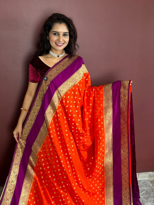 Khaddi Georgette Saree&nbsp (3442A-R10)